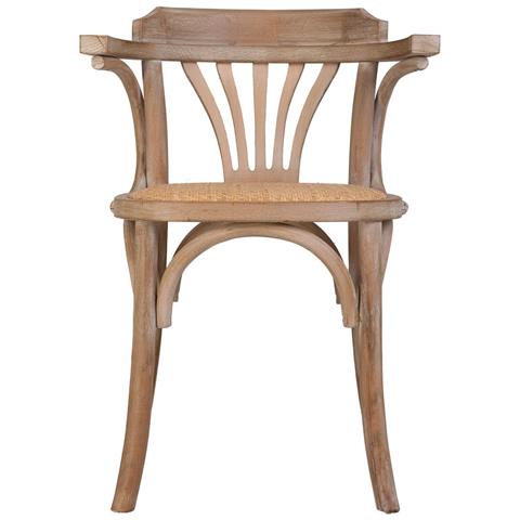 Sedia In Legno E Seduta In Rattan 40x40x80h Cm - Foto 2