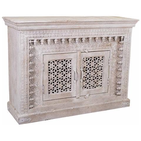 Mobile Da Ingresso In Legno Grigio 112x38x82h - Foto 1