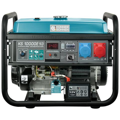 Generatore a benzina """" KS 10000E 1/3 Tensione, V 230/400 Potenza massima /nominale (230V), kW 8.0/7.5 - Foto 4