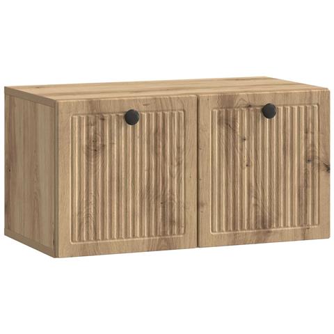 Mobile Porta TV da Muro Rovere Artigianale 59,5 x 31 x 30 cm - Foto 1