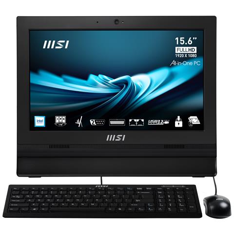 Pro AP162T ADL-042XEU All-in-One PC Intel® N N100 39,6 cm (15.6") 1920 x 1080 Pixel Touch screen PC All-in-one 8 GB DDR4-SDRAM 256 GB SSD Wi-Fi 6E (802.11ax) Nero - Foto 1
