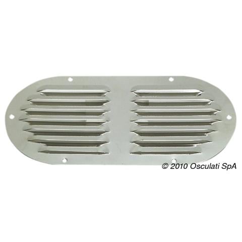 Presa d'aria ovale inox 235 x 118 mm - Foto 1