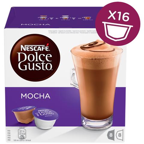 Nescafé Capsule Dolce Gusto, Aroma Mocha - Conf. 16 Capsule - Foto 1