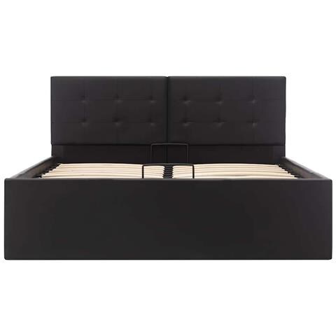 Giroletto con Contenitore Idraulico Nero Similpelle 120x200cm - Foto 10