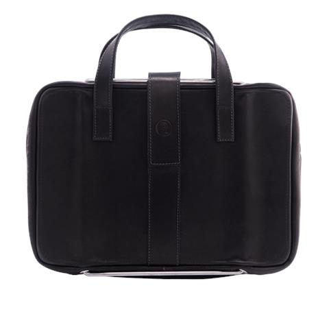 Viva Laptopbag - R-go Viva Laptopbag, Full - Grain Leather, Black, Briefcase, 39.6 Cm [15.6] , Shoulder Strap, 1.98 Kg, - Foto 2