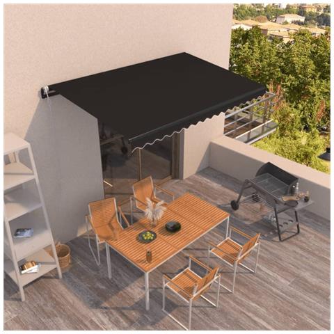 Tenda da Sole Retrattile Automatica 450x350 cm Antracite - Foto 2