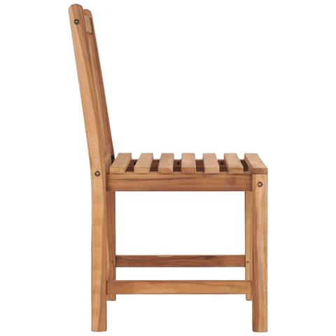 Sedie da Giardino con Cuscini 8 pz in Legno Massello di Teak - Foto 10