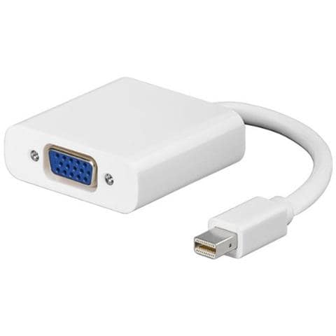 Mini DP / VGA, SB, Mini DP, VGA, Maschio / femmina, Bianco, Bolla - Foto 1