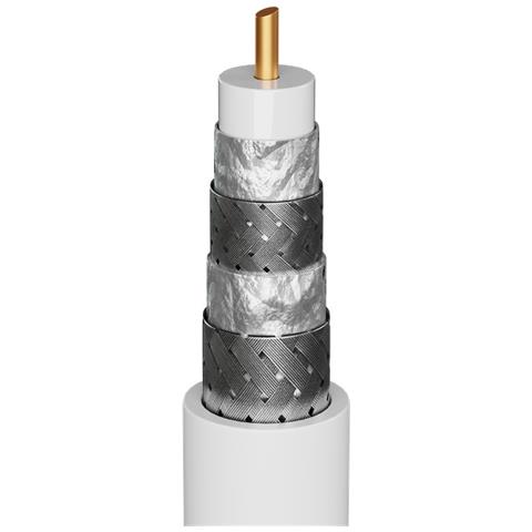 Cavo Antenna Sat (tipo 135 Db), 4 Strati Di Schermatura17060 - Foto 12