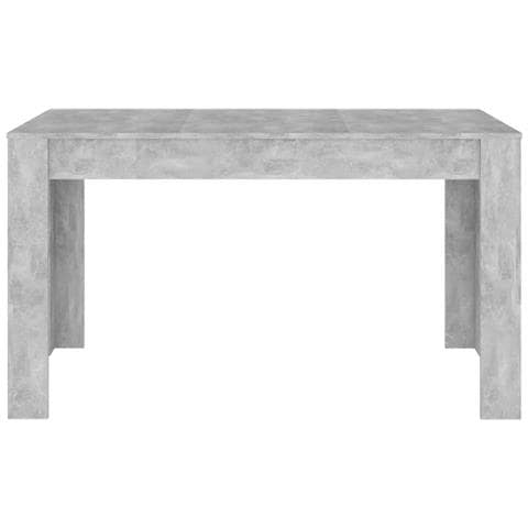 Tavolo da Pranzo Grigio Cemento 140x74,5x76cm Legno Multistrato - Foto 2