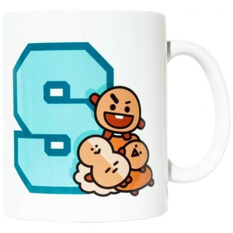 Mug Bt21 Shooky Junior 300 Ml Ceramica Bianco / blu - Foto 1