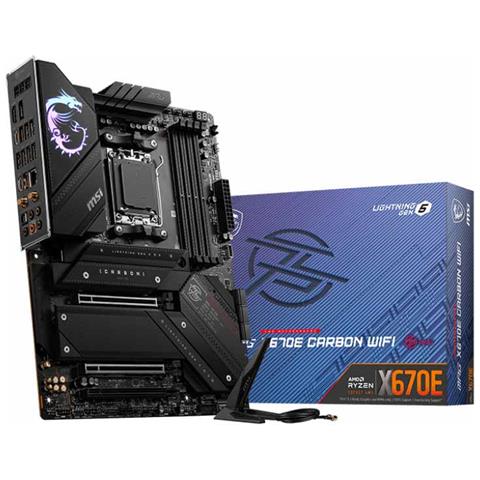 Scheda Madre MPG X670E CARBON WIFI Socket AM5 Chipset X670 ATX - Foto 1