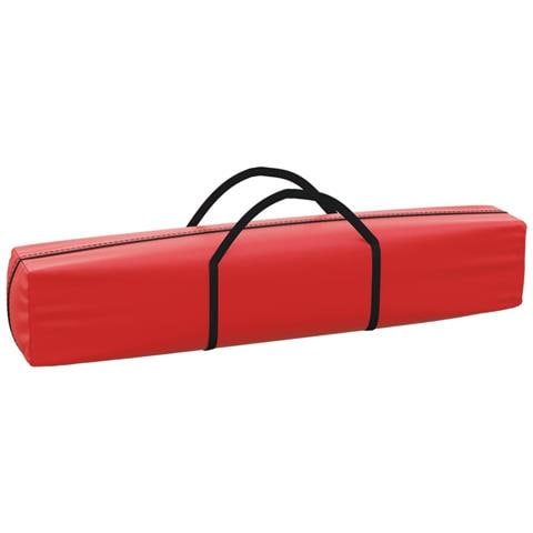 Tenda Per Feste Pieghevole Con Pareti Laterali Rosso 3x3 M - Foto 9