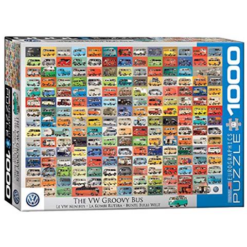 Puzzle Volkswagen Groovy Bus (1000 Pezzi) - Foto 1