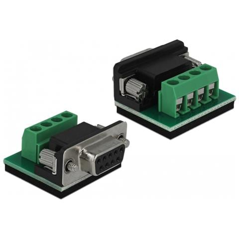 62919 adattatore per inversione del genere dei cavi RS-232 RS-485 Nero - Foto 2
