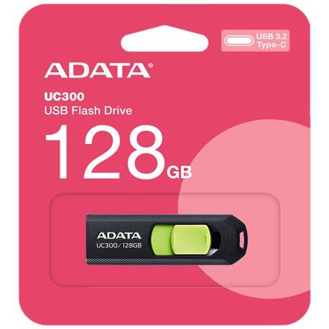 ACHO-UC300-128G-RNB unità flash USB 128 GB USB tipo-C 3.2 Gen 1 (3.1 Gen 1) Nero - Foto 1