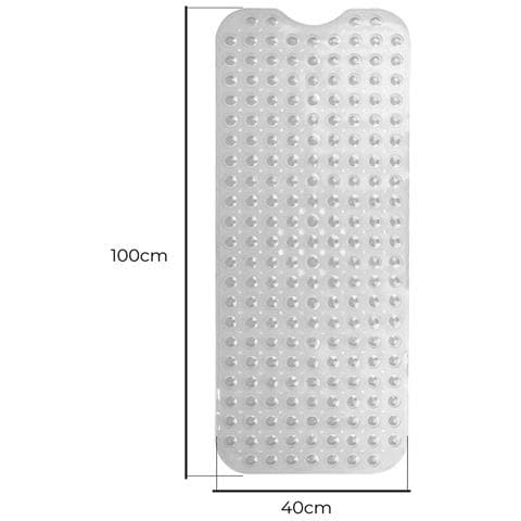 Tappetino Antiscivolo Da Doccia Trasparente Pvc 100 X 40 Cm - Foto 2