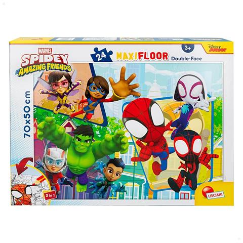 Puzzle Per Bambini Spidey Double-face 24 Pezzi 70 X 1,5 X 50 Cm (6 Unità) - Foto 7