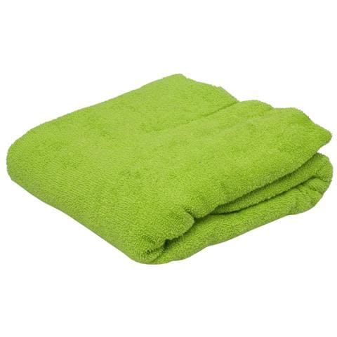 Telo Mare Lettino In Spugna Tinta Unita Con Tasche Modello Pool&beach Lettino Verde Acido - Foto 5