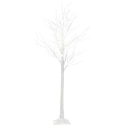 Albero Di Natale Led Metallo Bianco 190 Cm Lappi - Foto 8