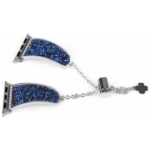 Cinturino Per Apple Watch 38/40/41mm Shiny, Argento - Foto 2