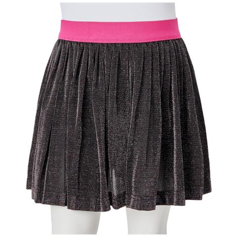 Gonna Plissettata Da Bambina Con Brillantini Blu Marino 104 - Foto 8