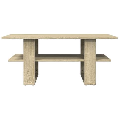 Tavolino Da Salotto Rovere Sonoma 102x55x42cm Legno Multistrato - Foto 3