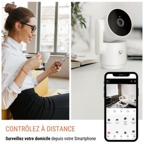 Telecamera Da Interno Wi-fi 3mp Camini Care, Bianco - Foto 4