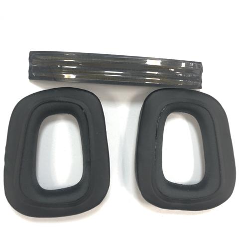 Cuscinetti Auricolari E Archetto Di Ricambio Per Cuffie Logitech G930 G430 G231 - Foto 1