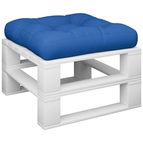 Cuscino Per Pallet Blu Reale 50x50x12 Cm In Tessuto - Foto 3