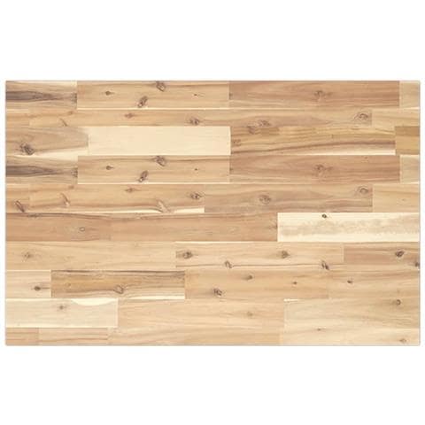 Piano Tavolo Rettangolare 60x50x2cm In Legno Massello Di Acacia - Foto 2