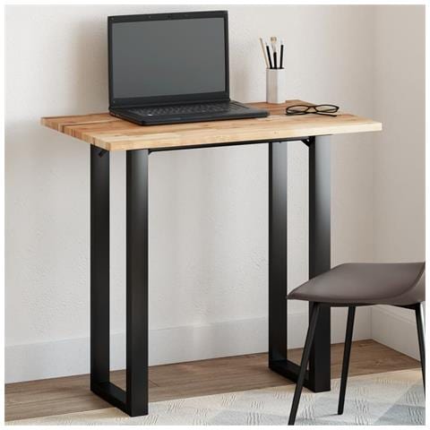 Piano Tavolo Rettangolare 60x50x2cm In Legno Massello Di Acacia - Foto 1