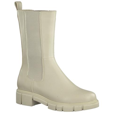 Beige Casual Closed Booties Stivaletti Sintetico E Tessile Scarpe Donna Beige Eu 39, 2-25410-29 403 - Foto 2