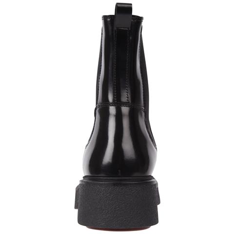 Hardware Loafer Boot Stivaletti Pelle Scarpe Donna Nero Eu 39, Fw0fw07317 Bds - Foto 2