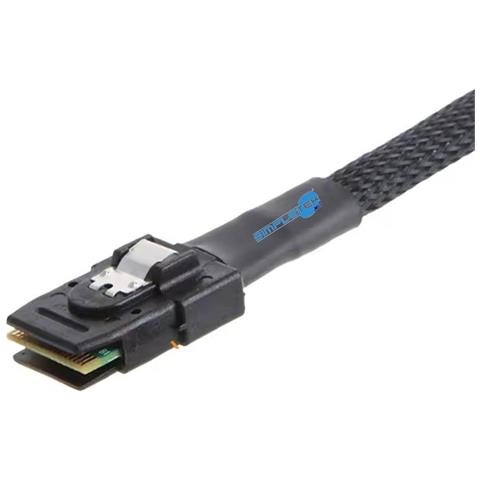 Cavo Convertitore Da Mini Sas Sff-8087 A 4 X Sata 75cm Hard Disk Nas Server - Foto 6