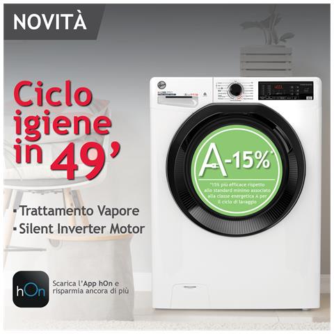 Lavasciuga HWPS4954DAMB7-11 Link Pro Capacità Lav /Asc 9/5 Kg Classe D Centrifuga 1400 giri - Foto 10