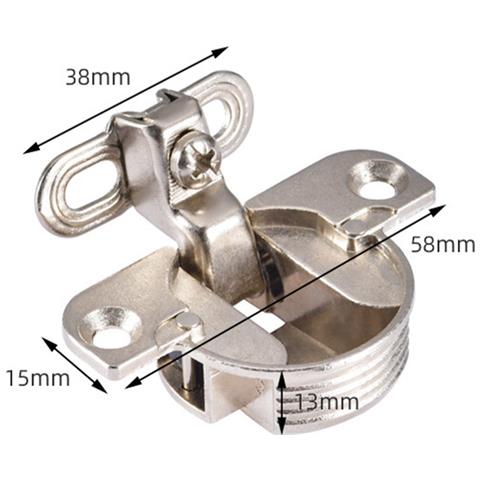 Cerniere Per Porte A Scomparsa (confezione Da 4) - Cerniere Per Porte Interne In Lega Di Zinco - Foto 2