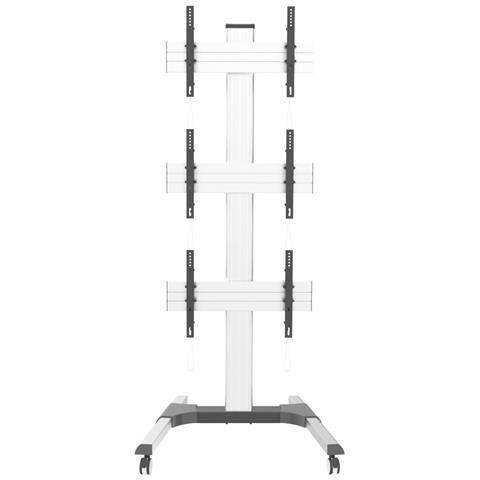 Supporto a Pavimento per 3 TV LCD /LED 32-55" per Video Wall - Foto 6