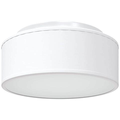 Lampade da soffitto a filo bianche Ø 30 cm in tessuto E27 - Foto 1