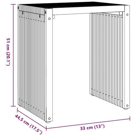 Set di Tavoli da Giardino 3 pz Legno Massello Teak - Foto 9