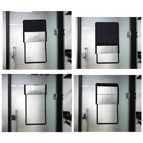 Tenda Parasole Pieghevole Per Finestrino Camper (42x42 Cm Con Velcro) - Foto 2