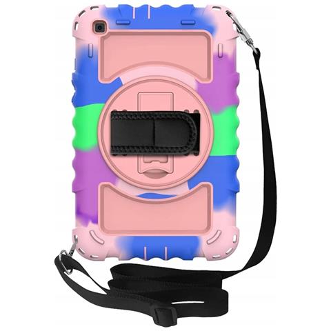 Custodia Per Samsung Galaxy Tab A 8.4"" Cavalletto E Tracolla Colorata - Foto 2