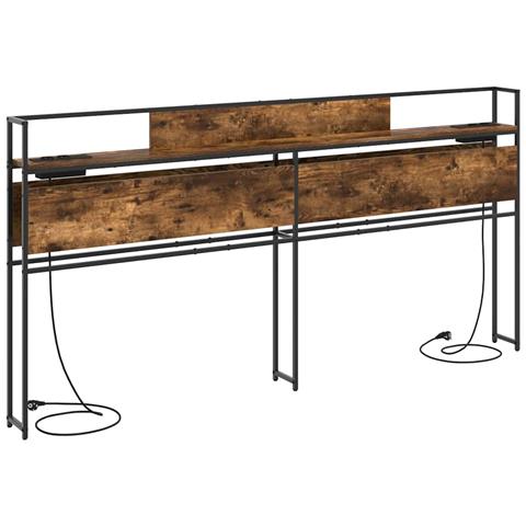 Testata contenitore Rovere fumo 200 cm Legno multistrato - Foto 1