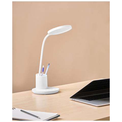 Lampada Da Scrivania A Led Vela Con Dimmer Bianco - Foto 1