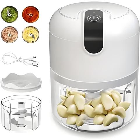 Mini Tritatutto Elettrico Da 250 Ml - Potente Robot Da Cucina Per Aglio, Carne E Altro - Foto 1