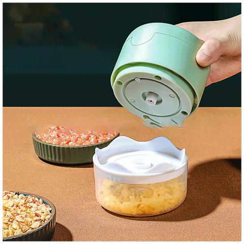 Mini Tritatutto Elettrico Da 250 Ml - Potente Robot Da Cucina Per Aglio, Carne E Altro - Foto 5