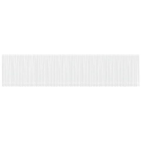 Tende con tende Floreale Bianco 1200 x 140 cm Poliestere - Foto 1