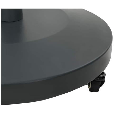 Base per Ombrello da Esterno Grigio scuro 48 x 48 x 32 cm - Foto 9