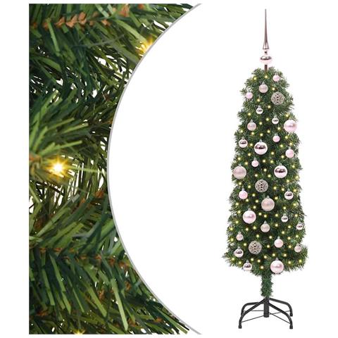 Albero di Natale artificiale con 150 LED Verde 120 cm - Foto 1