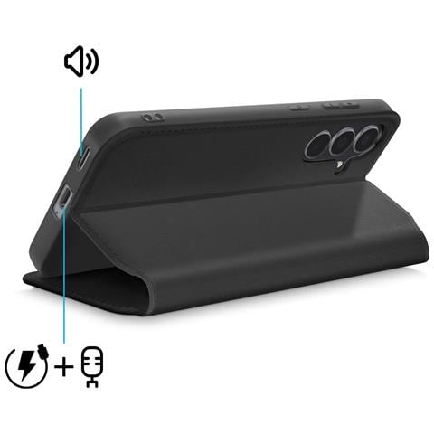 Custodia A Portafoglio Per Samsung Galaxy S25 Fe Magnetica Con Supporto Video - Foto 2